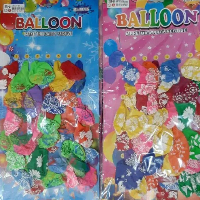 

Balon motif Layar isi 40 pcs