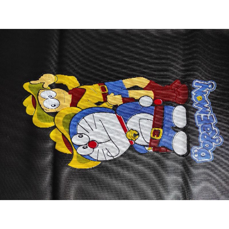 KULIT JOK MOTOR DORAEMON KOBOI NOBITA/SARUNG JOK MOTOR DORAEMON NOBITA/COVER JOK MOTOR