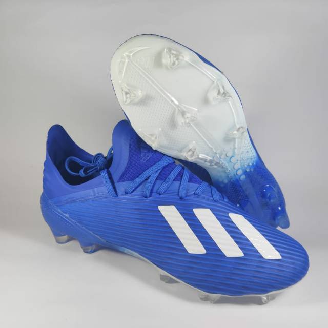 Sepatu Bola Adidas X 19.1 Blue White FG