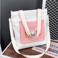 NAOMI - Tote Bag Import Kimberly -Tas Canvas - tas tote bag - Shoulder Bag - tas Wanita - Tas Murah Unik lucu