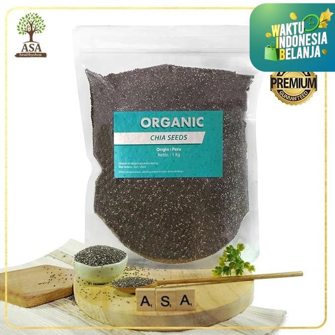 

Big Sale 1 Kg Organic Chia Seed Peru Cuci Gudang Awal Tahun