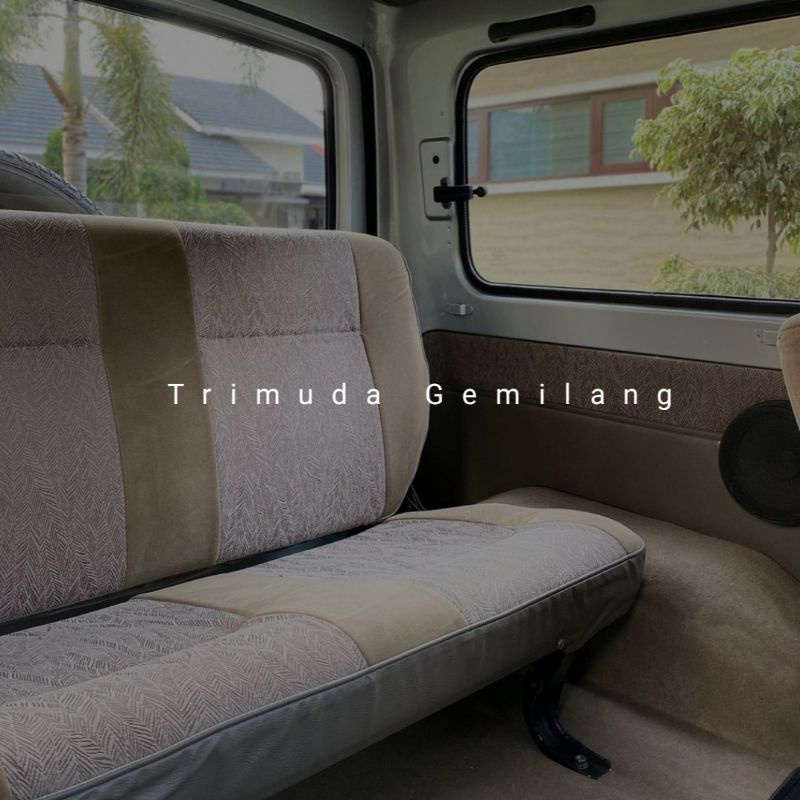 Bahan Kain Jok Mobil Suzuki Katana 2005 Interior Beige Original