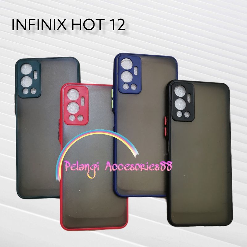 CASE INFINIX HOT 12 SOFTCASE CASE DOVE CASE FULL COLOUR