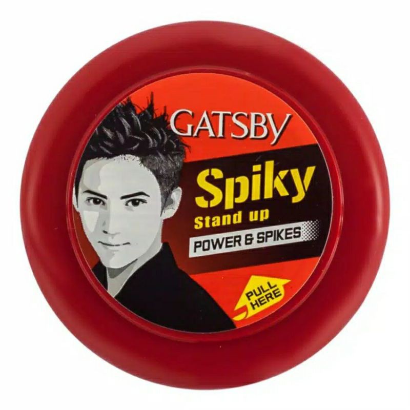 [ minyak rambut wax ] gatsby wax power & spikes spiky (kemasan lama) 75gr