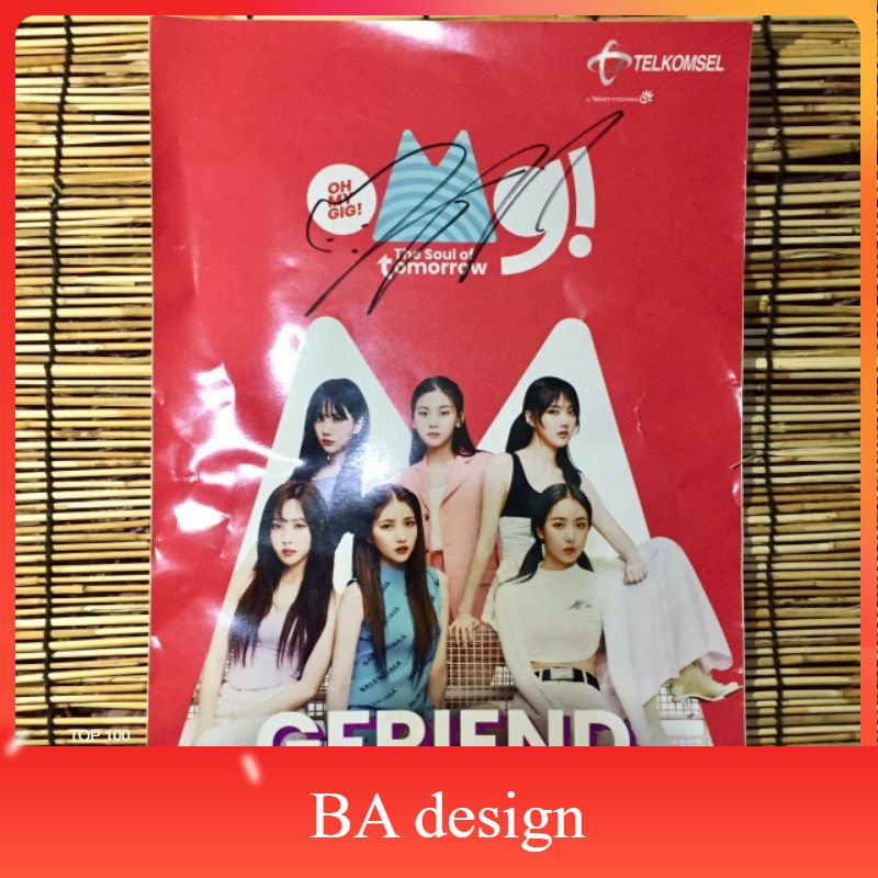 

GFRIEND TELKOMSEL OH MY GIG OMG POSTER SIGNED YERIN - BA Design