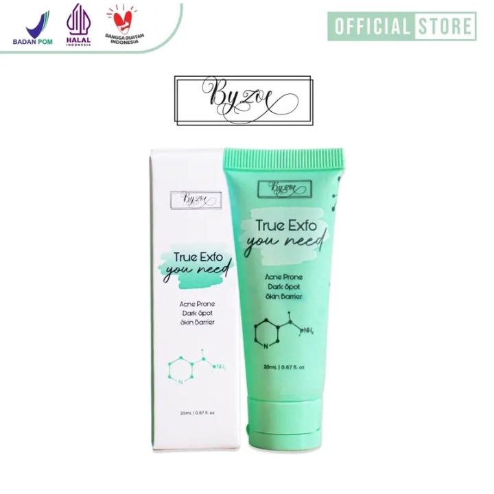 Byzoe True Exfo you Need for Acne Prone Dark spot Skinbarrier Halal BPOM