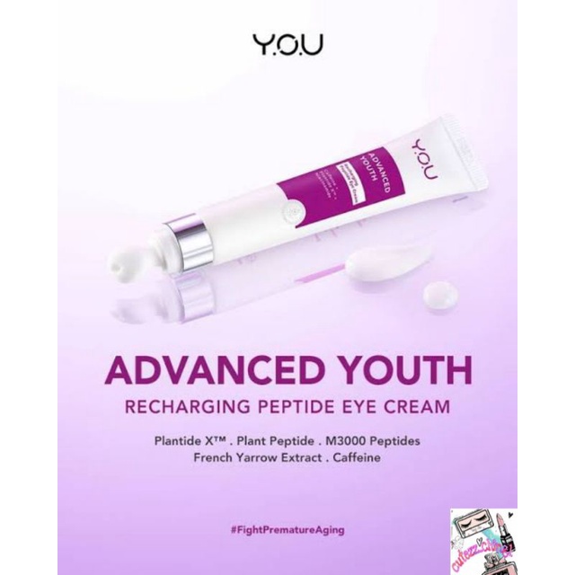 ☃️Cutezz_Ching1☃️YOU Advanced Youth Recharging Eye Cream 15g