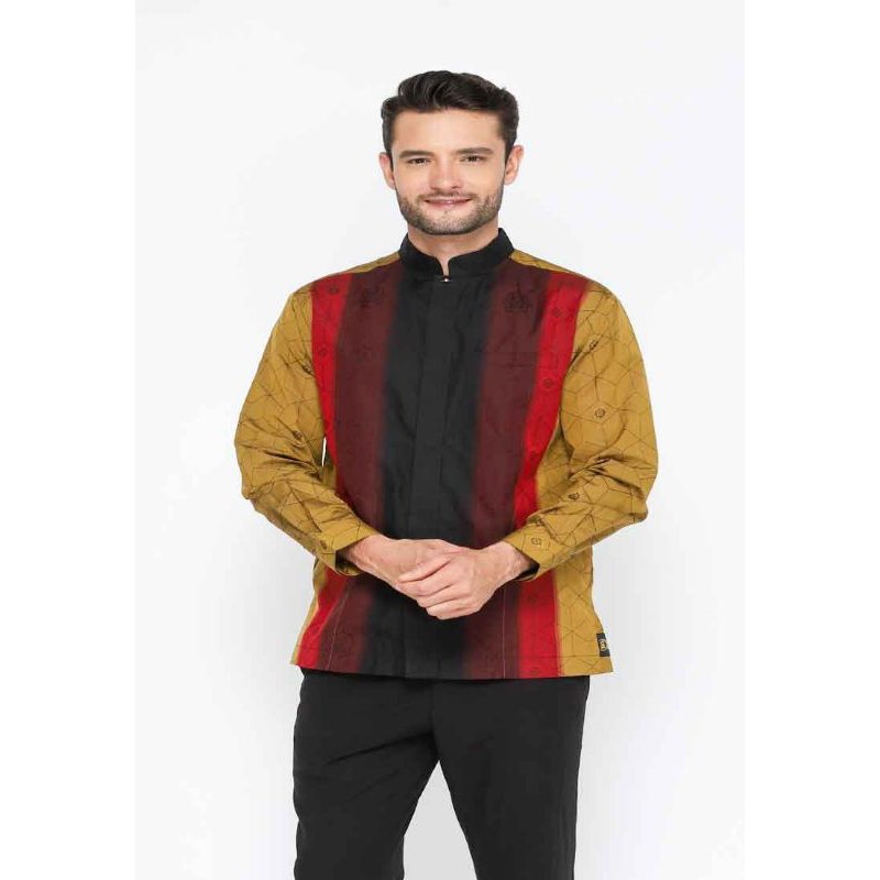 BAJU MUSLIM BHS MASTERPIECE WARNA HITAM KUNING