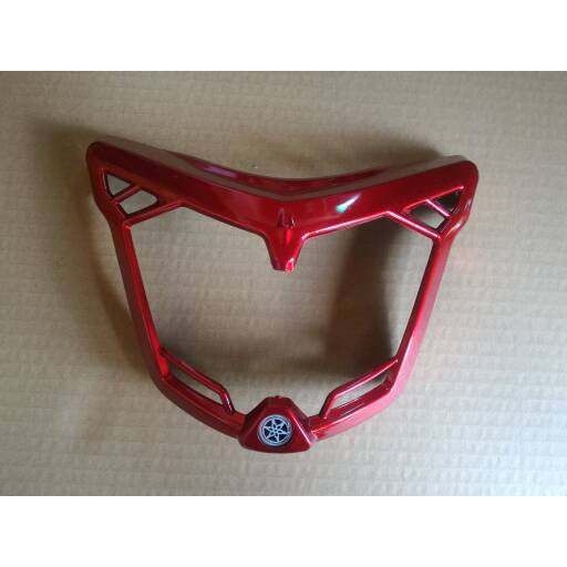 #9907 aksesoris variasi List lis Cover headlamp lampu yamaha MX king 150