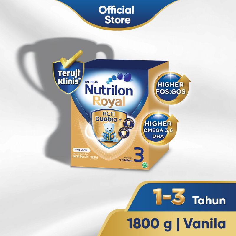 NUTRILON ROYAL 3 VANILLA 1800g Exp 2024. Beli 2 Box Free Gift