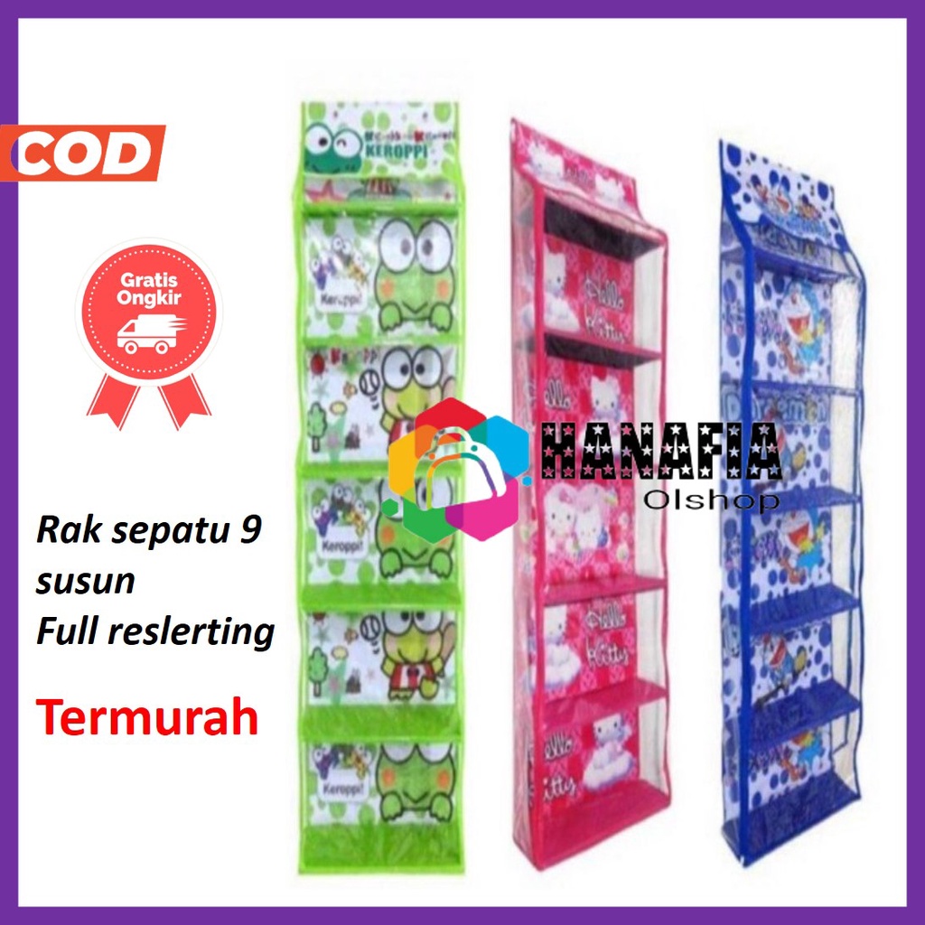 RAK TAS GANTUNG KARAKTER / RAK TAS GANTUNG FULL RESLETING /RAK TAS MURAH (1KG 2PCS)