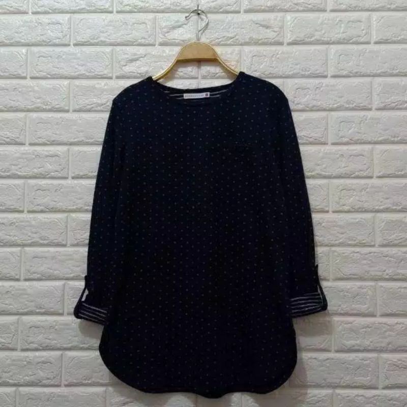 ☑️Kaos Atasan Phenomenal Bintik Full Merek M.L.XL.XXL-Hitam