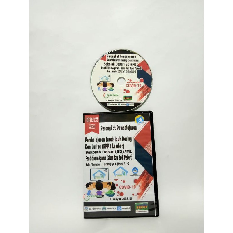 cd rpp k13 ppj daring sd mi mapel pendidikan agama islam PAI kelas 123456 revisi terbaru