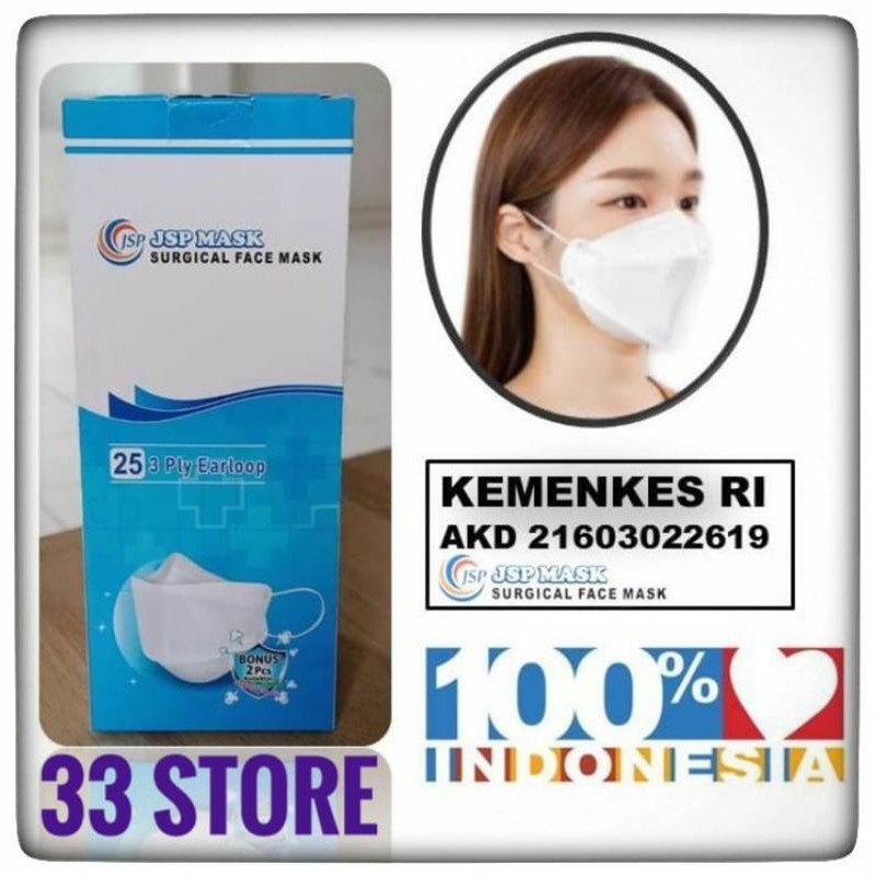 Masker KF94 Putih 3Ply Murah Surabaya