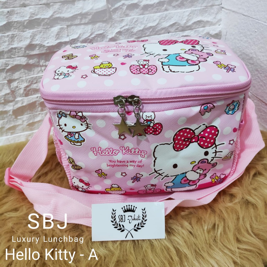 Lunch bag Tas bekal Insulated lunch bag seri SANRIO Kualitas Premium