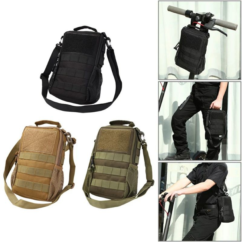 tas sepedah lipat seli selempang tas scooter stang handlebar MTB BMX Pederal gunung tas tactical