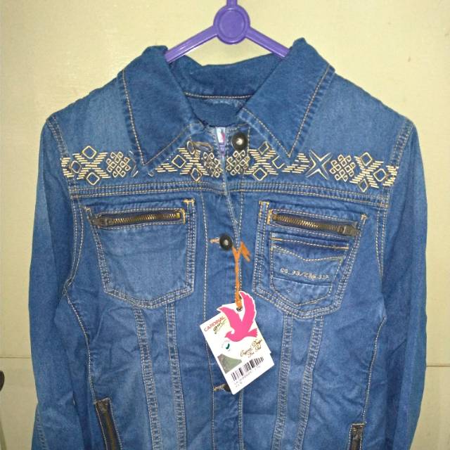 Jaket jeans wanita Cardinal