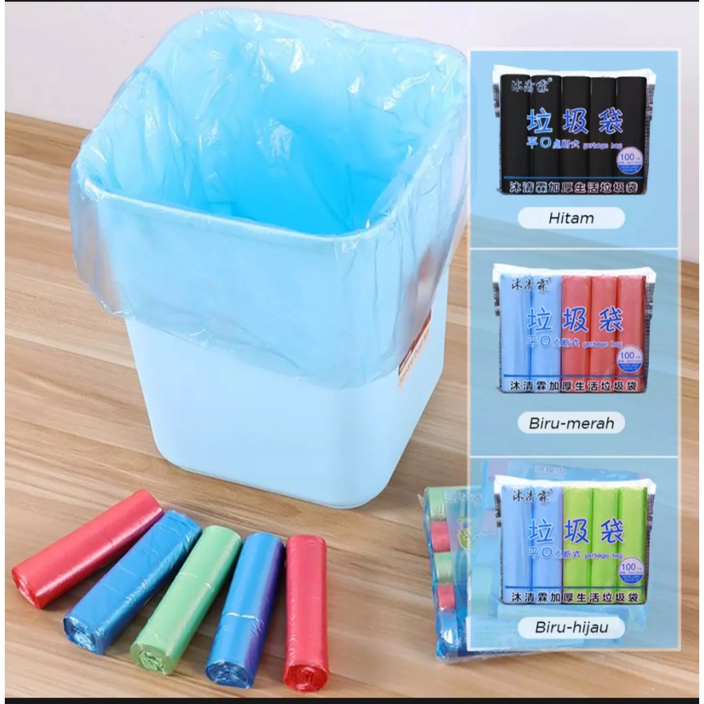 Kantong Repacking Masker / Kantong Plastik Ziplock / Kantong Plastik Sampah Gulung  45x50 1 Roll isi