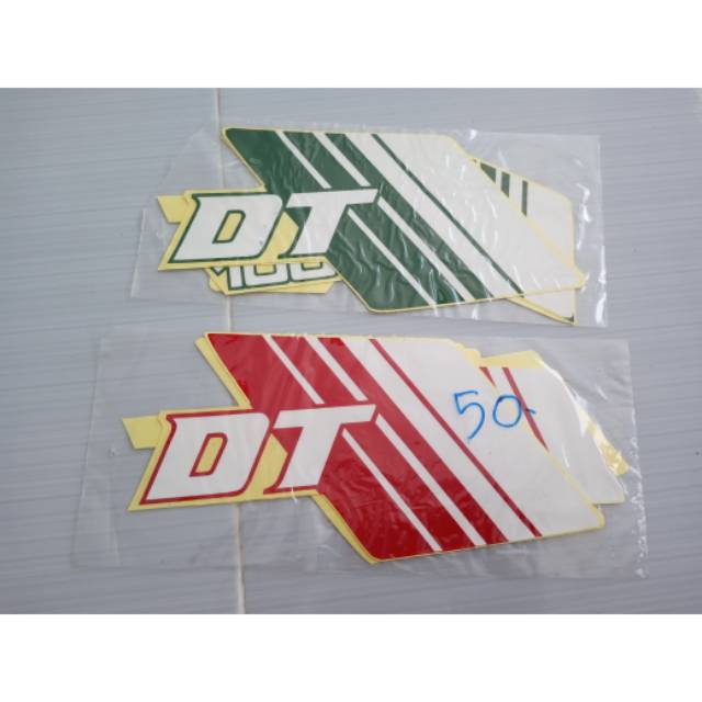 striping lis sticker yamaha dt 100