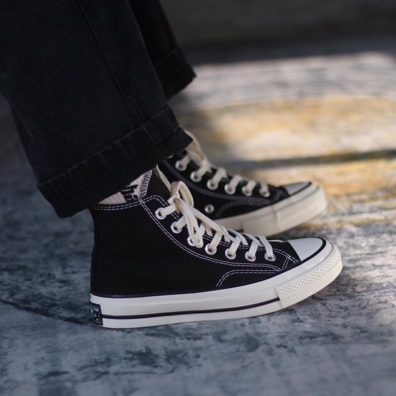 Converse 70s Hi Egret Black White