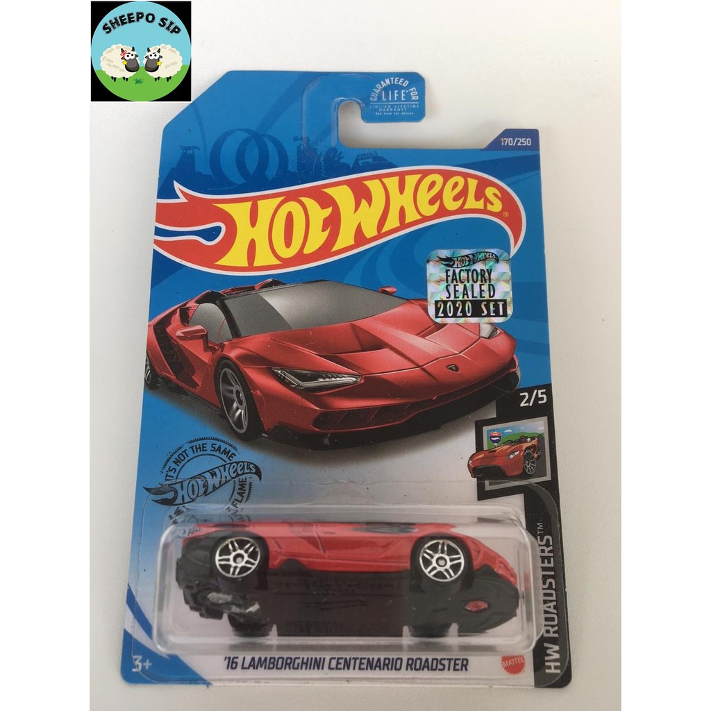 HW ROADSTERS HOT WHEELS 16 LAMBORGHINI CENTENARIO FS 2020 SET HOT WHEELS MURAH REAL PICTURE