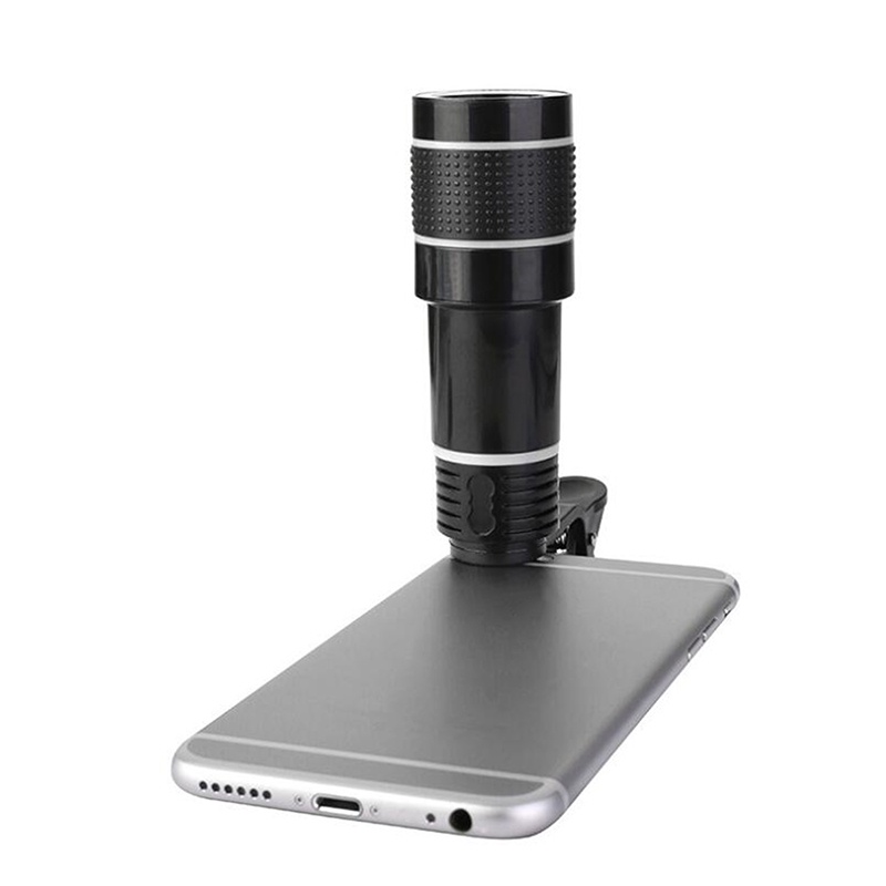 （✔✔❤Lensa Teleskop Telephoto Optikal HD Zoom 20x Dengan Klip Untuk Smartphone Universal