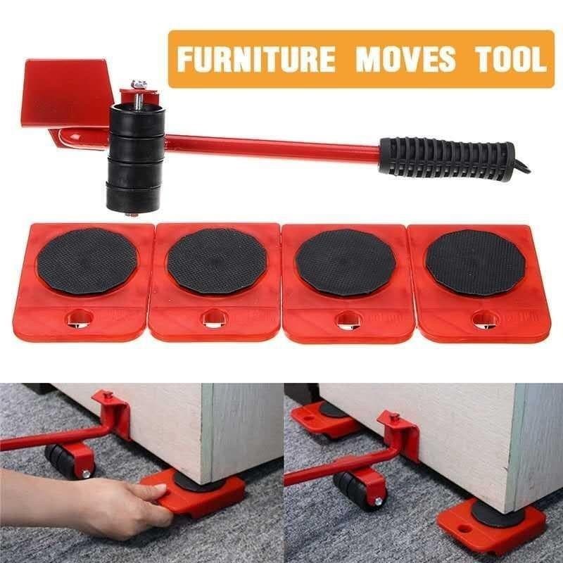 Alat Jungkit Roda Alat Bantu Pindahan Furniture Moving Wheel