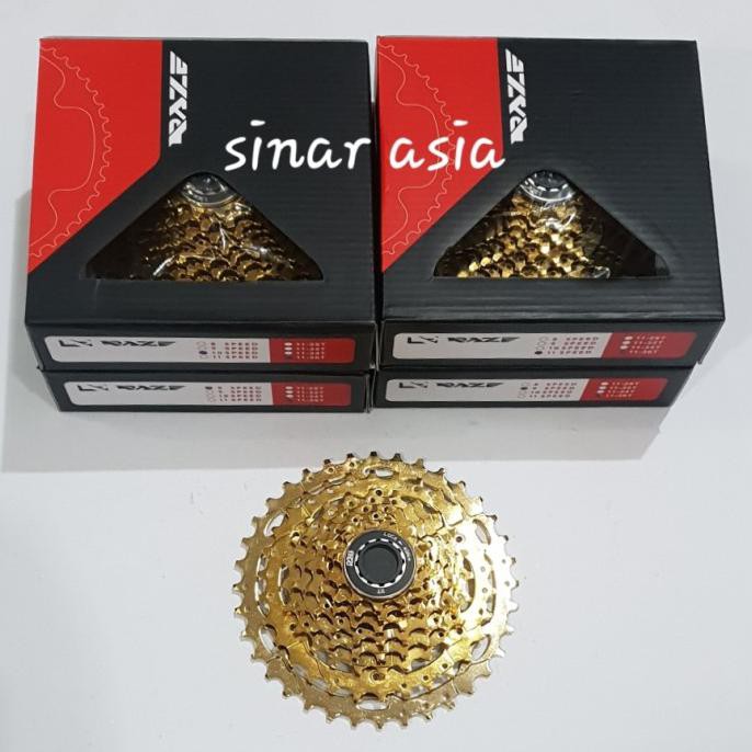 Sprocket Freewheel Raze Gold 8 9 10 11Speed 36T - 11Speed