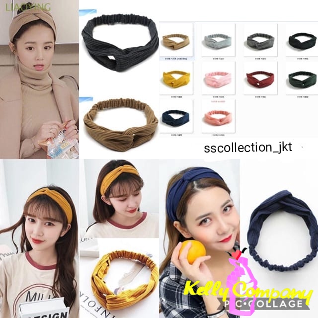 KC BANDO POLOS / BANDO MOTIF / BANDANA SIMPUL KOREA / HEADBAND KOREA