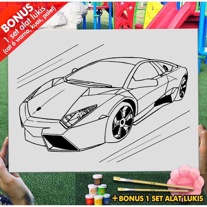 

Kanvas Lukis Anak Mobil Hotwheels Canvas Coloring Mewarnai MEL1213