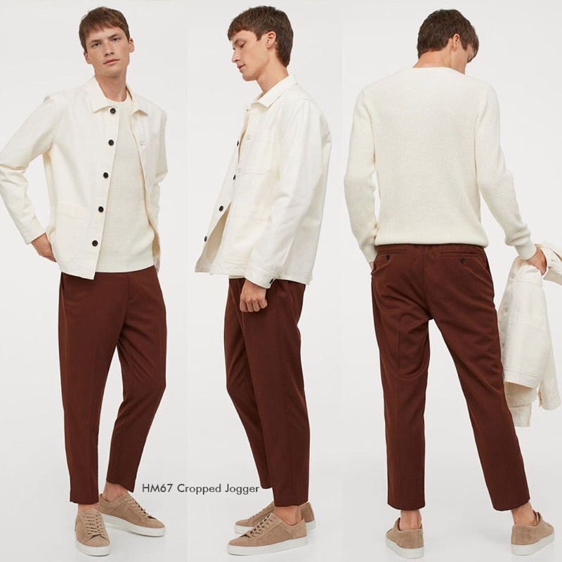 lovemecorner SALE ITEM 7 feb 2022 ATHLETA BROOKLYN JOGGER WOMAN / H&M BROWN JOGGER MAN CELANA PANJAN