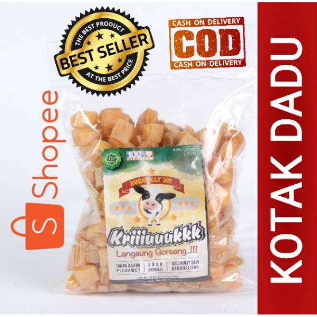 

DOROKDOK 1 KG / KERUPUK KULIT SAPI / RAMBAK KOTAK