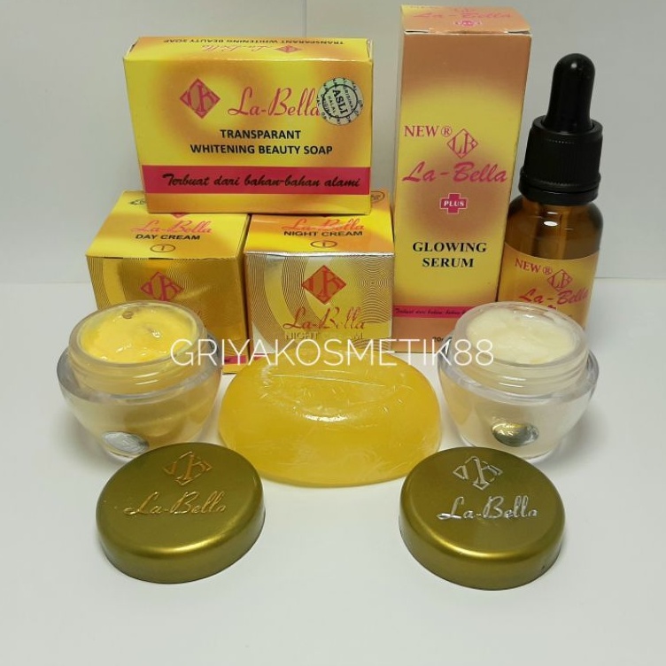 PAKET CREAM LABELLA ORIGIAL 4IN1 [Cream,sabun,serum]