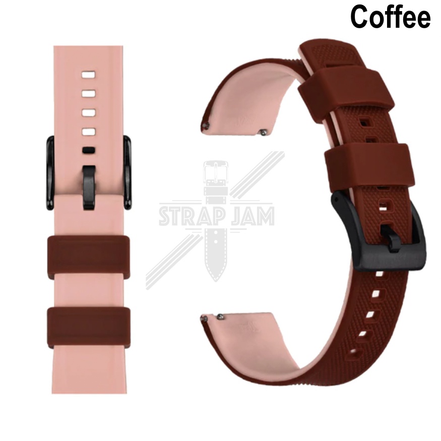 HNN Tali Jam Tangan Universal 20mm 22mm - Strap Silikon Lentur Nyaman