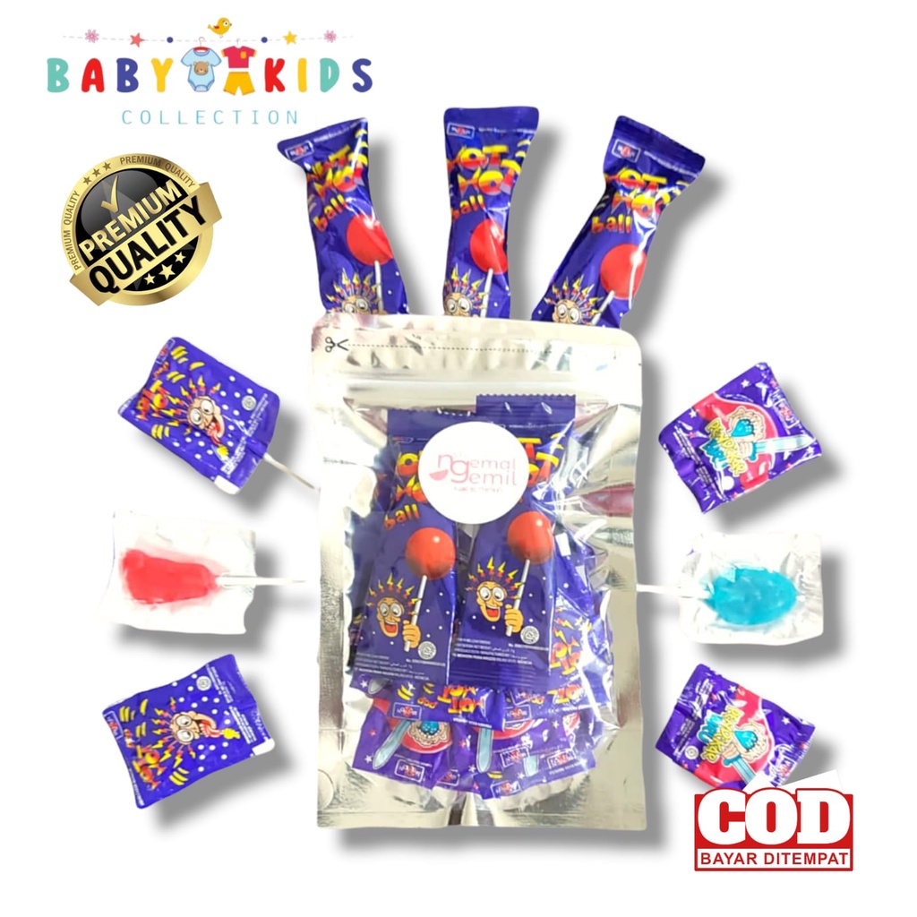 

Permen Lolipop Permen Kaki Hot Pop Hot | Permen Hot Ball Pendekar Biru Mixed