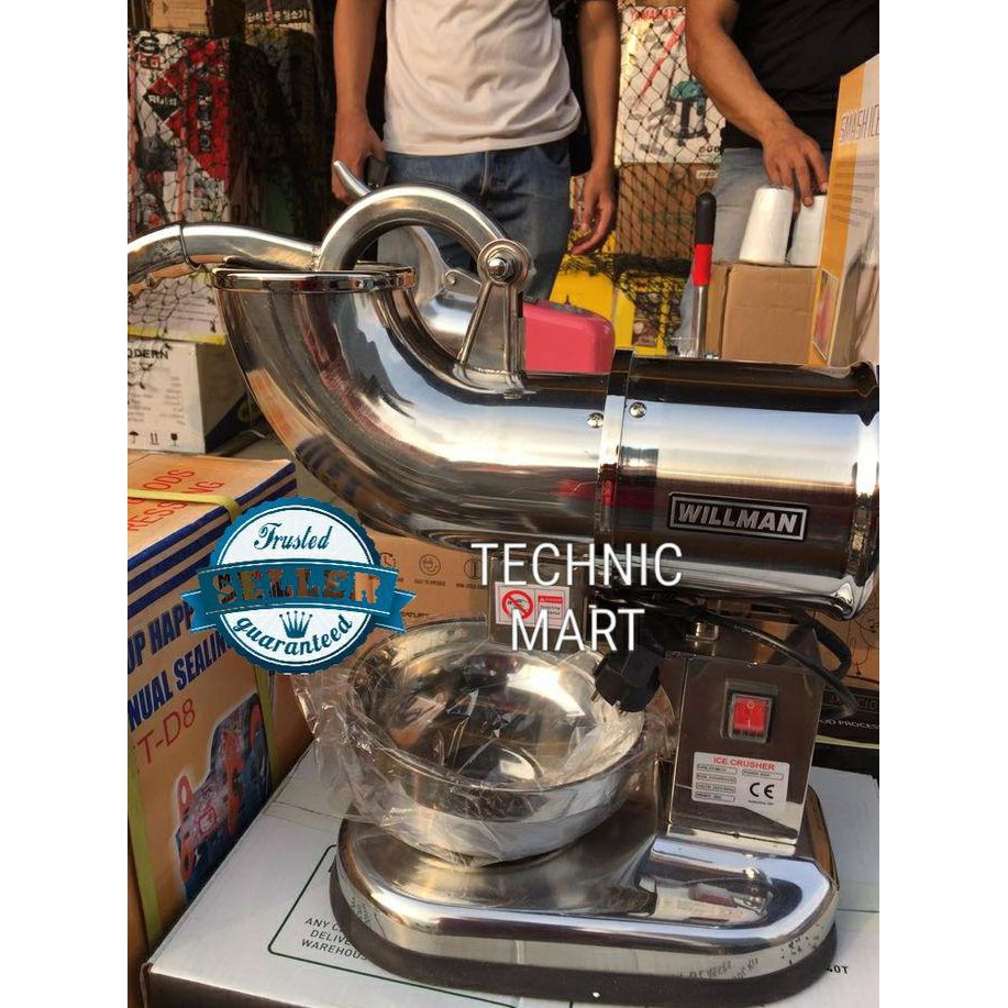Jual Mesin Serut Es/Ice Crusher Double Blade Willman ZYSB114 Full