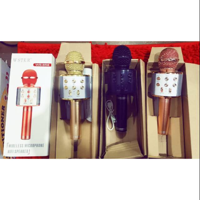 MIC KARAOKE WIRELESS KTV WS-858