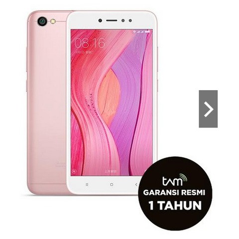 XIAOMI REDMI NOTE 5A RAM 2GB/16GB ORIGINAL GARANSI RESMI TAM 1 TAHUN