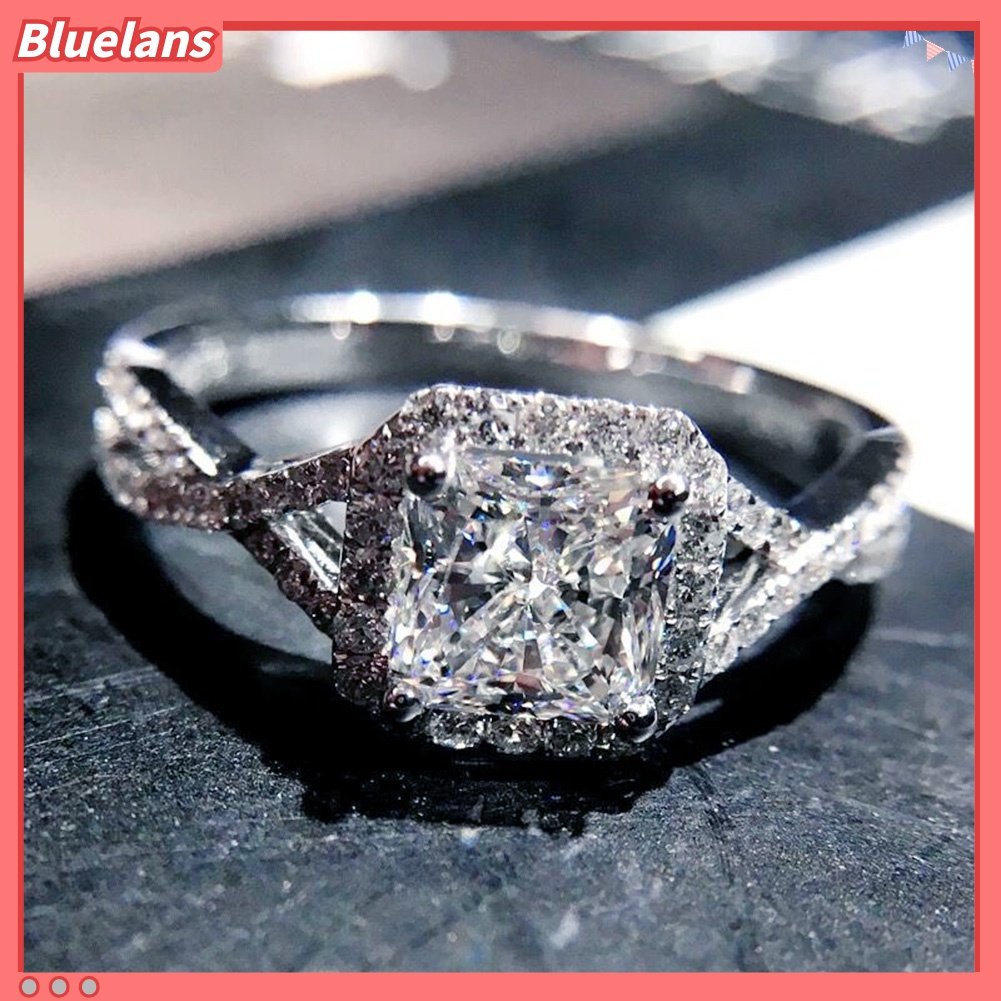 Cincin Wanita Bahan Cubic Zirconia Untuk Pernikahan