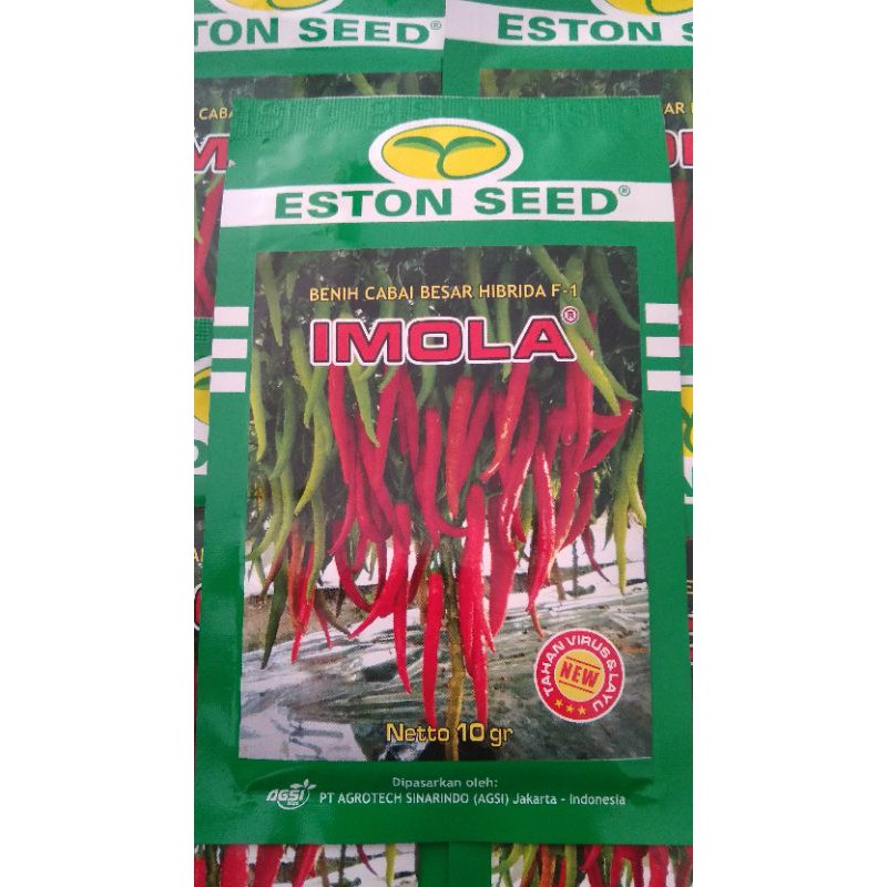 (Original) Cabai Imola F1 New dan Benih Cabe Imola Reborn Baru Merah Besar Santavi Hibrida Horison 9