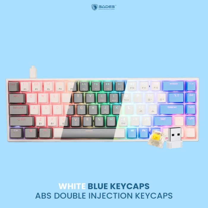 Keyboard Sades Kunai 3 in 1 Connection Mechanical Gaming