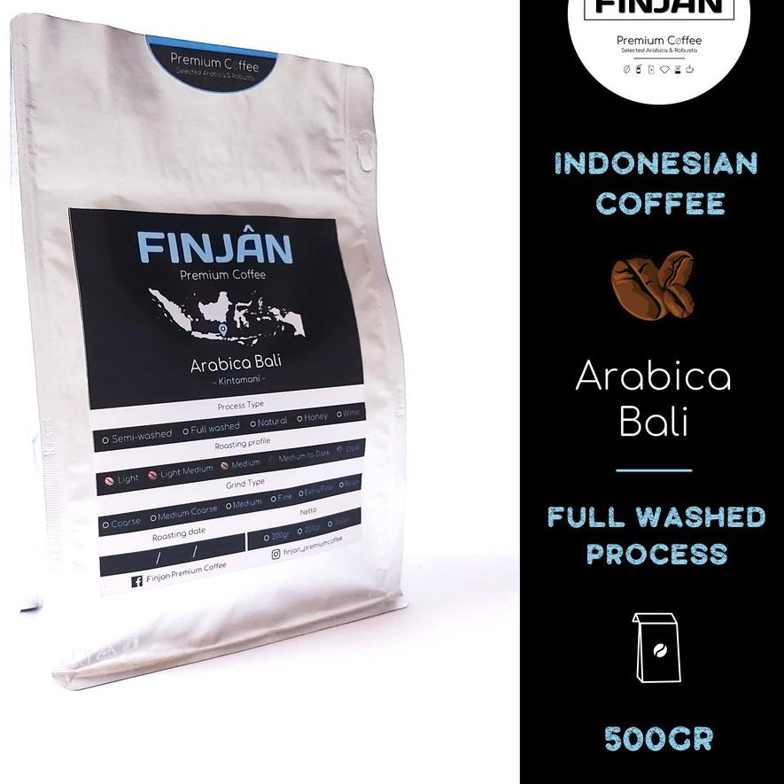 

Klik Beli ✷ Kopi Arabika Bali Kintamani | Full Washed Process 200g-500g | Finjan Premiun Coffee+