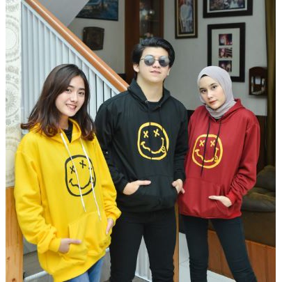 HOODIE UNISEX CUTE EMOJI - ATASAN TEBAL KEKINIAN TERLARIS