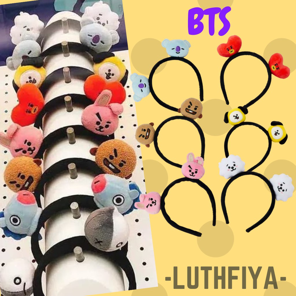 BANDO BTS BT21 KOREA | BANDO IMPORT KOREA | BANDANA KOREA BTS21 | HEADBAND BONEKA ARMY
