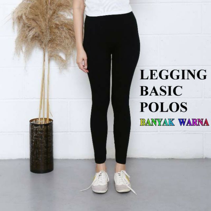 LEGGING HITAM WANITA || LEGING HITAM PANJANG HITAM || CELANA LEGING