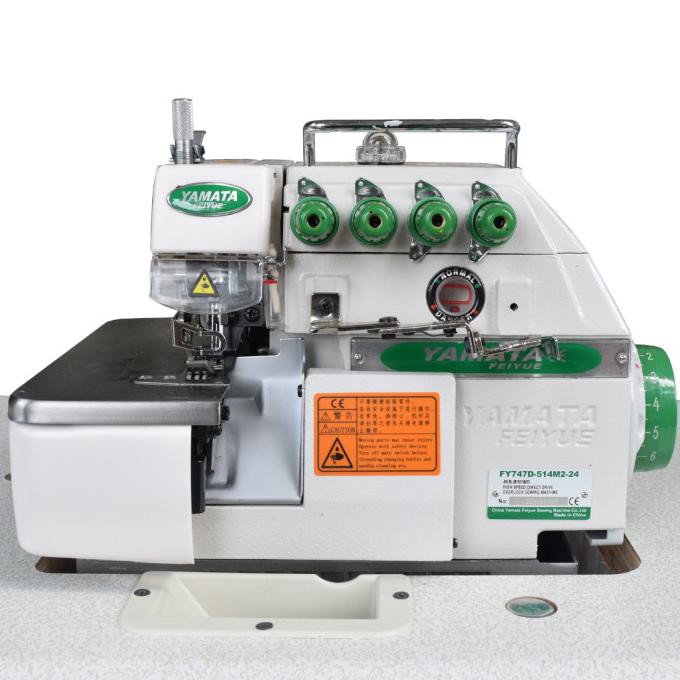 NEW / Mesin Obras YAMATA FY747D - Obras Benang 4 Industri Kaos Dinamo Servo / Berkualitas