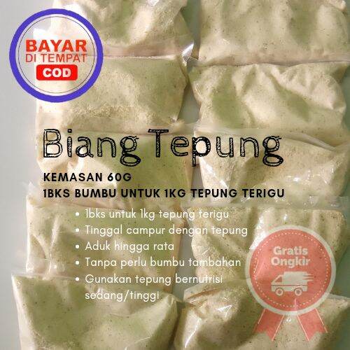 

10 Bungkus Bumbu Biang Tepung Kemasan 60g