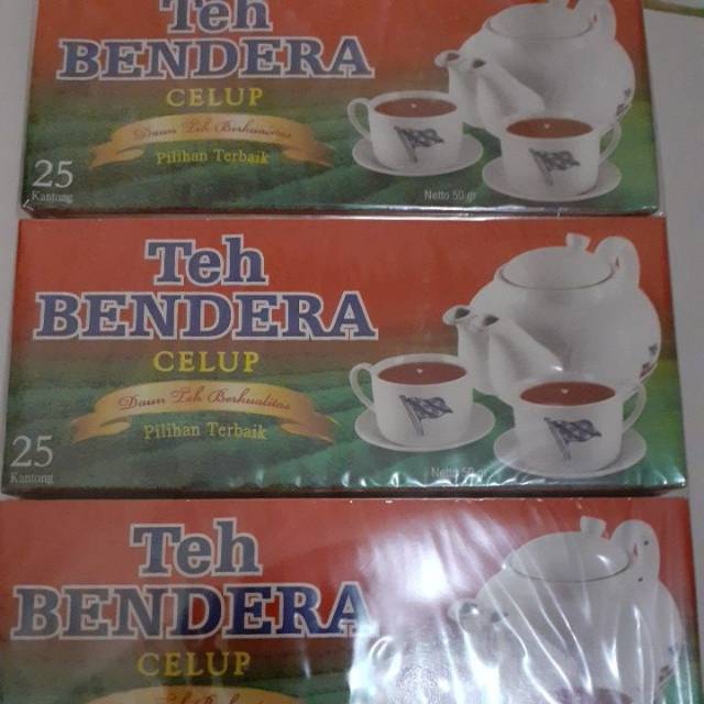 

Teh bendera celup ( isi 25 kantong )