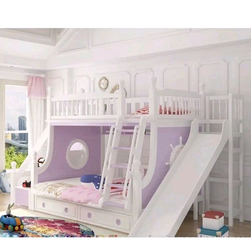 DIPAN TINGKAT ANAK  PROSOTAN MATERIAL KAYU JATI