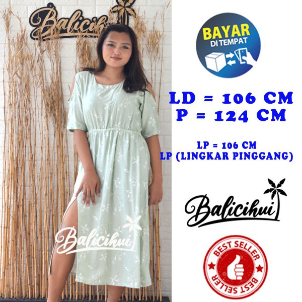 Balicihui Dress Viori Dress Viori Long Dress Kasual Dress Kasual